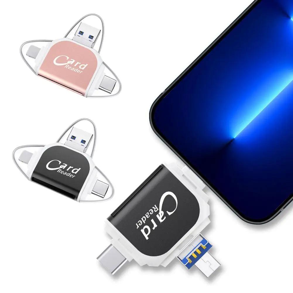 USB 2.0 OTG ޸ ī  ,  ũ USB TF SD ī , PC, ȭ, ǻ, ƮϿ, 4  1, ǰ
